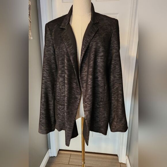 BCBGeneration Dark Grey/Black Boyfriend Blazer - Size Small - Picture 2 of 11